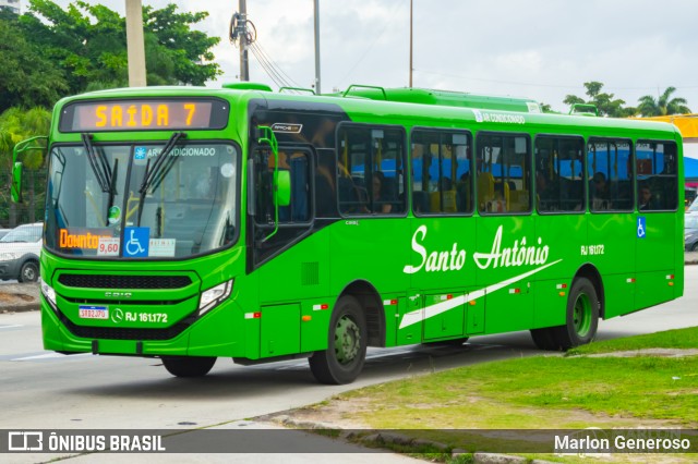 Transportes Santo Antônio RJ 161.172 na cidade de Rio de Janeiro, Rio de Janeiro, Brasil, por Marlon Generoso. Número da foto: #12754658.