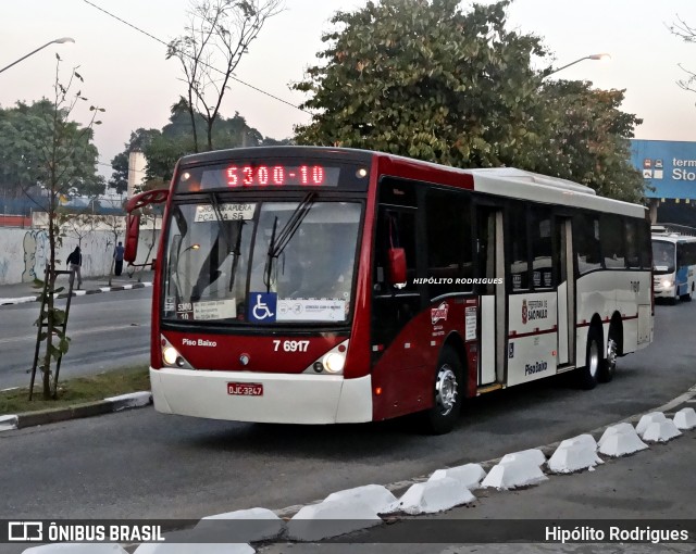 Viação Gatusa Transportes Urbanos 7 6917 na cidade de São Paulo, São Paulo, Brasil, por Hipólito Rodrigues. Número da foto: #12754557.