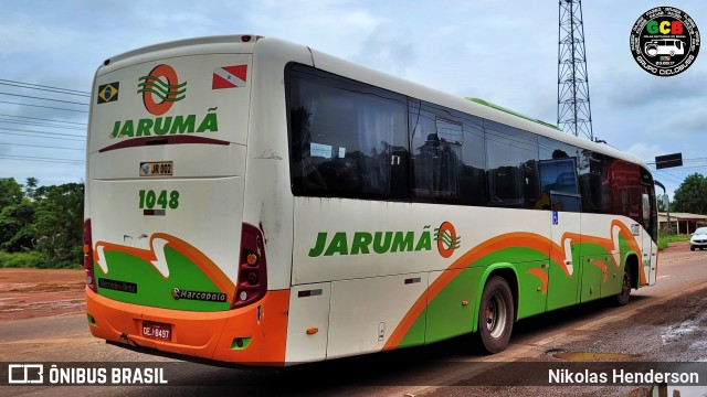 Jarumã Transportes Rodofluvial 1048 na cidade de Abaetetuba, Pará, Brasil, por Nikolas Henderson. Número da foto: #12754059.