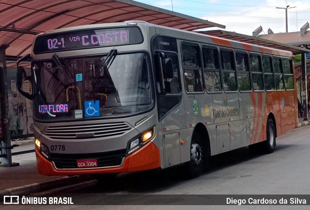 Viação Osasco 0778 na cidade de Osasco, São Paulo, Brasil, por Diego Cardoso da Silva. Número da foto: #12753316.