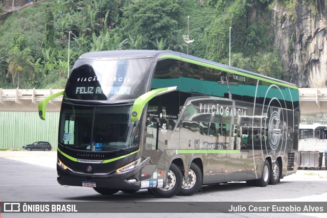 Viação Garcia 96150 na cidade de Santos, São Paulo, Brasil, por Julio Cesar Euzebio Alves. Número da foto: #12755054.