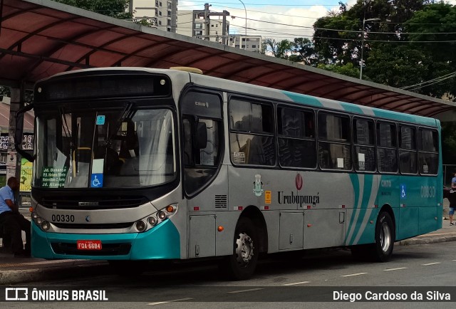 Auto Viação Urubupungá 00330 na cidade de Osasco, São Paulo, Brasil, por Diego Cardoso da Silva. Número da foto: #12753331.