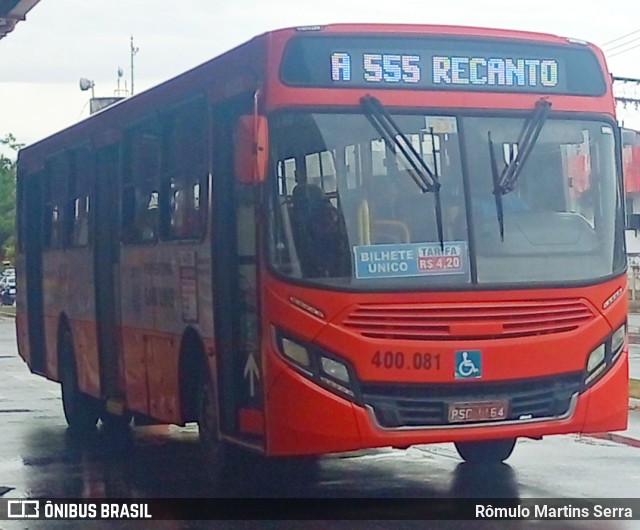 Viação Primor 400.081 na cidade de São Luís, Maranhão, Brasil, por Rômulo Martins Serra. Número da foto: #12752687.