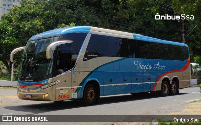 Arca Turismo 5081 na cidade de Salvador, Bahia, Brasil, por Ônibus Ssa. Número da foto: #12752714.