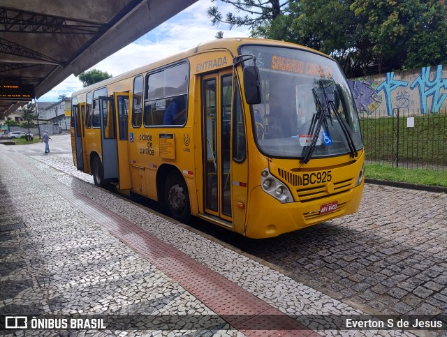 Transporte Coletivo Glória BC925 na cidade de Curitiba, Paraná, Brasil, por Everton S de Jesus. Número da foto: #12752508.