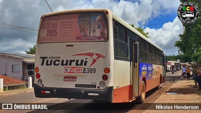 Viação Tucuruí E389 na cidade de Tucuruí, Pará, Brasil, por Nikolas Henderson. Número da foto: #12754170.
