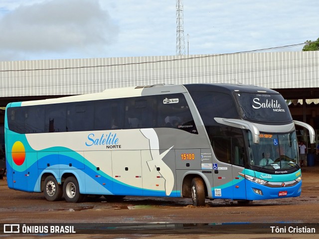 Expresso Satélite Norte 15100 na cidade de Peritoró, Maranhão, Brasil, por Tôni Cristian. Número da foto: #12753445.