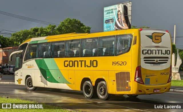 Empresa Gontijo de Transportes 19520 na cidade de Ilhéus, Bahia, Brasil, por Luiz Lacerda. Número da foto: #12752862.