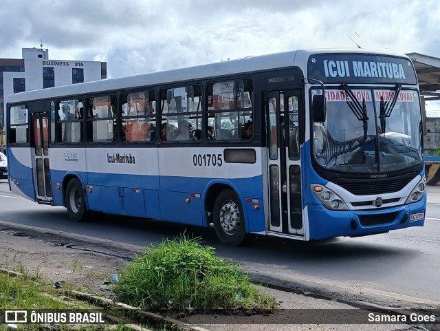 Empresa Fênix Transportes 001705 na cidade de Ananindeua, Pará, Brasil, por Samara Goes. Número da foto: #12754027.