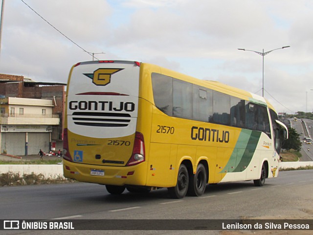 Empresa Gontijo de Transportes 21570 na cidade de Caruaru, Pernambuco, Brasil, por Lenilson da Silva Pessoa. Número da foto: #12754462.