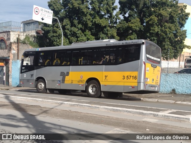 Upbus Qualidade em Transportes 3 5716 na cidade de São Paulo, São Paulo, Brasil, por Rafael Lopes de Oliveira. Número da foto: #12753192.