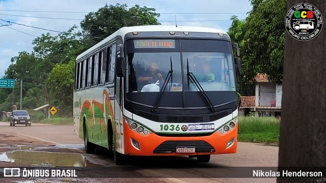 Jarumã Transportes Rodofluvial 1036 na cidade de Abaetetuba, Pará, Brasil, por Nikolas Henderson. Número da foto: #12754096.