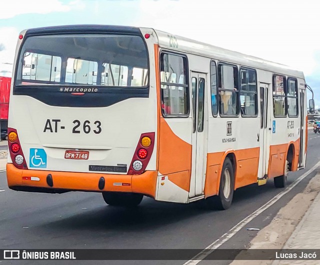 Empresa de Transportes Nova Marambaia AT-263 na cidade de Ananindeua, Pará, Brasil, por Lucas Jacó. Número da foto: #12753751.