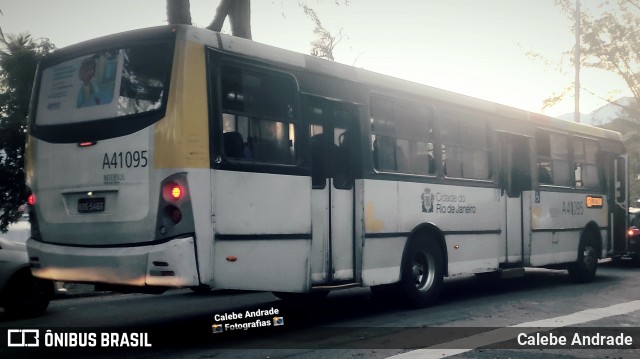Real Auto Ônibus A41095 na cidade de Rio de Janeiro, Rio de Janeiro, Brasil, por Calebe Andrade. Número da foto: #12752521.