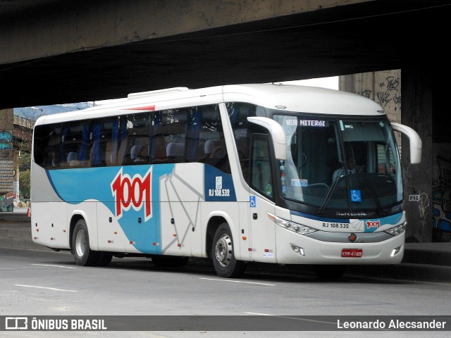 Auto Viação 1001 RJ 108.532 na cidade de Rio de Janeiro, Rio de Janeiro, Brasil, por Leonardo Alecsander. Número da foto: #12754757.