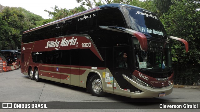 Santa Maria Fretamento e Turismo > Transportes Santa Maria(SP) 1800 na cidade de São Paulo, São Paulo, Brasil, por Cleverson Giraldi. Número da foto: #12752958.