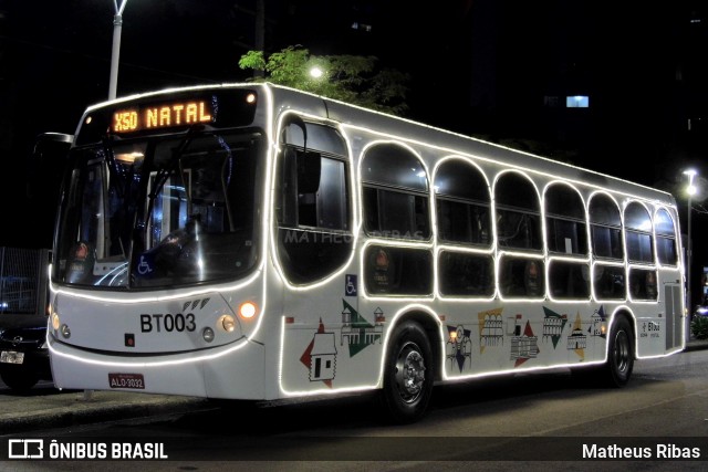 Transporte Coletivo Glória BT003 na cidade de Curitiba, Paraná, Brasil, por Matheus Ribas. Número da foto: #12754015.