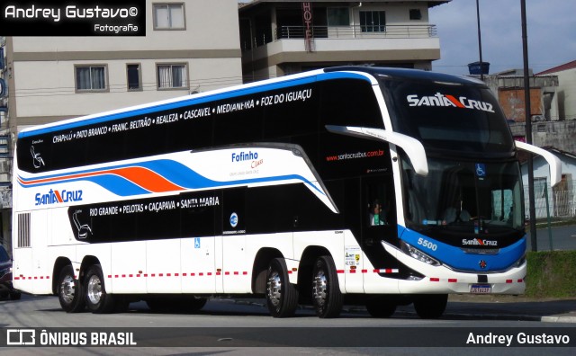 VUSC - Viação União Santa Cruz 5500 na cidade de Balneário Camboriú, Santa Catarina, Brasil, por Andrey Gustavo. Número da foto: #12754751.