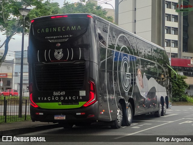 Viação Garcia 86049 na cidade de Curitiba, Paraná, Brasil, por Felipe Arguelho. Número da foto: #12753478.