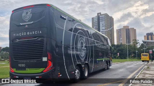 Viação Garcia 98180 na cidade de Jundiaí, São Paulo, Brasil, por Fábio Paixão. Número da foto: #12758130.