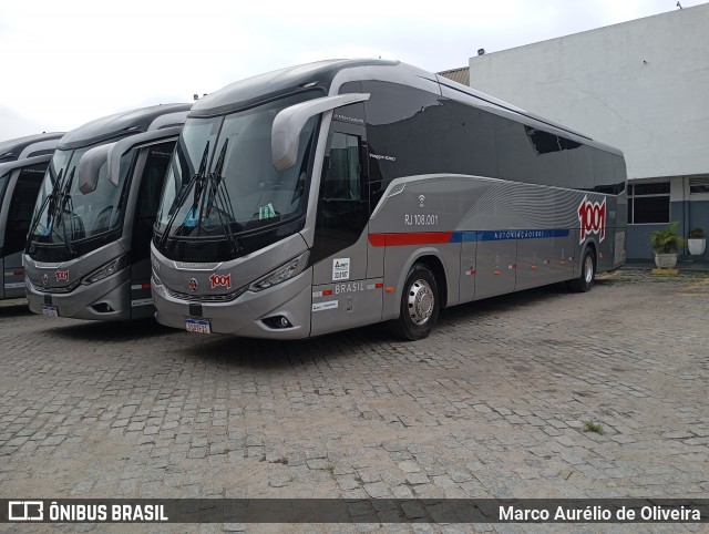 Auto Viação 1001 RJ 108.001 na cidade de Rio de Janeiro, Rio de Janeiro, Brasil, por Marco Aurélio de Oliveira. Número da foto: #12758258.