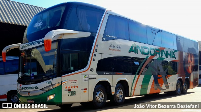Empresa de Transportes Andorinha 7309 na cidade de Maringá, Paraná, Brasil, por João Vitor Bezerra Destefani. Número da foto: #12755334.