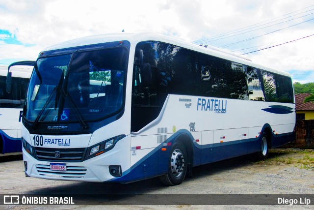 Fratelli Transporte e Turismo 190 na cidade de Joinville, Santa Catarina, Brasil, por Diego Lip. Número da foto: #12755562.