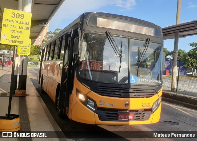 Real Auto Ônibus C41215 na cidade de Rio de Janeiro, Rio de Janeiro, Brasil, por Mateus Fernandes. Número da foto: #12755416.