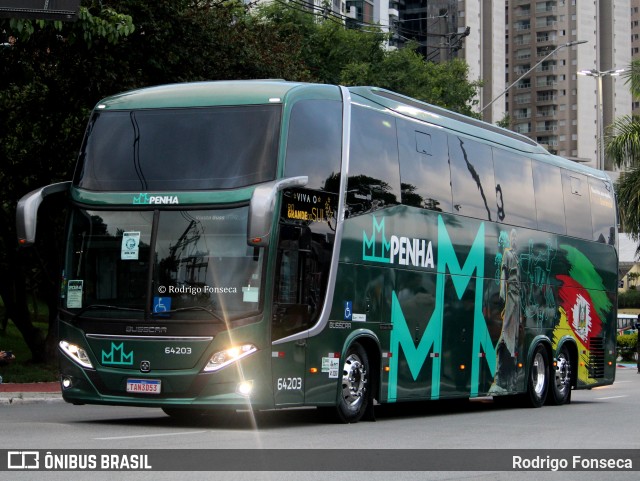 Empresa de Ônibus Nossa Senhora da Penha 64203 na cidade de Barueri, São Paulo, Brasil, por Rodrigo Fonseca. Número da foto: #12756251.