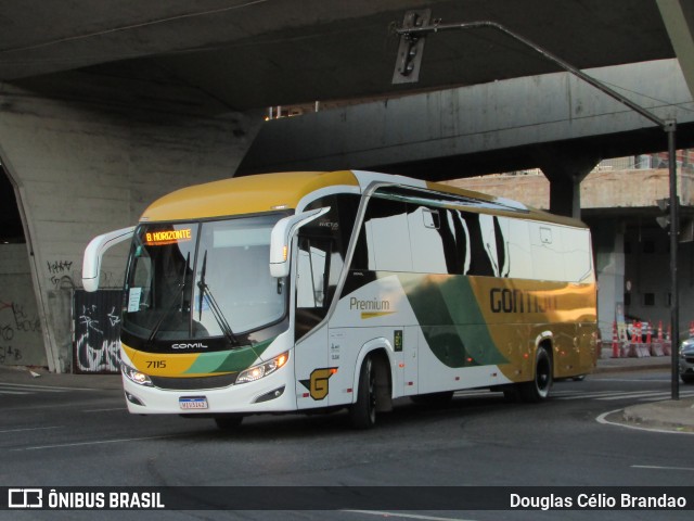 Empresa Gontijo de Transportes 7115 na cidade de Belo Horizonte, Minas Gerais, Brasil, por Douglas Célio Brandao. Número da foto: #12757888.