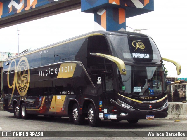 Viação Garcia 96011 na cidade de Rio de Janeiro, Rio de Janeiro, Brasil, por Wallace Barcellos. Número da foto: #12756322.