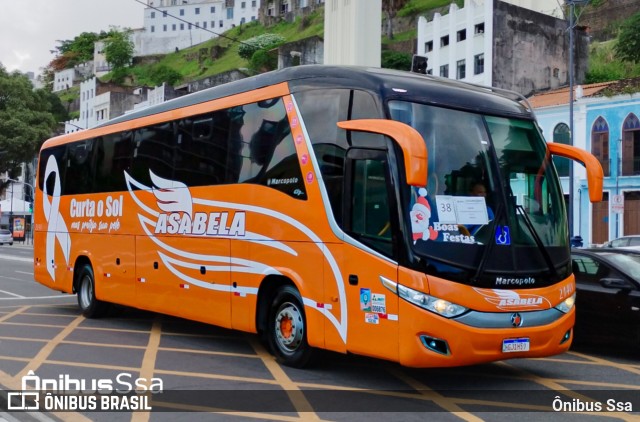 Asabela Transportes e Turismo 2140 na cidade de Salvador, Bahia, Brasil, por Ônibus Ssa. Número da foto: #12755232.