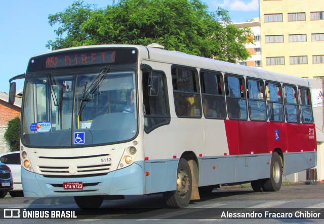 Auto Viação Sanjotur 5113 na cidade de São José dos Pinhais, Paraná, Brasil, por Alessandro Fracaro Chibior. Número da foto: #12755724.