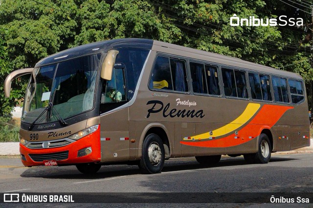 Plenna Transportes e Serviços 990 na cidade de Salvador, Bahia, Brasil, por Ônibus Ssa. Número da foto: #12756570.