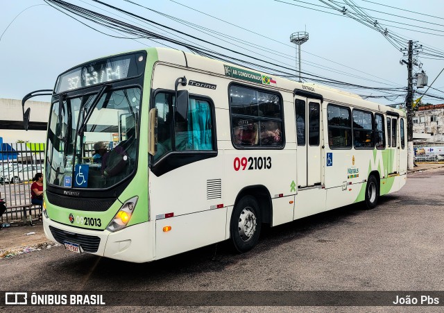 Auto Ônibus Líder 0921013 na cidade de Manaus, Amazonas, Brasil, por João Pbs. Número da foto: #12756068.