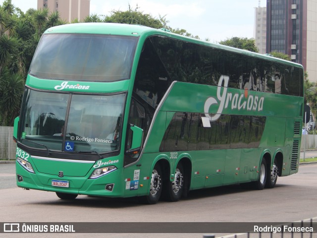 Viação Graciosa 3032 na cidade de Curitiba, Paraná, Brasil, por Rodrigo Fonseca. Número da foto: #12756204.