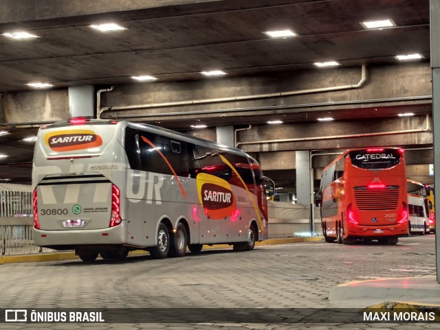 Saritur - Santa Rita Transporte Urbano e Rodoviário 30800 na cidade de Belo Horizonte, Minas Gerais, Brasil, por MAXI MORAIS. Número da foto: #12755851.