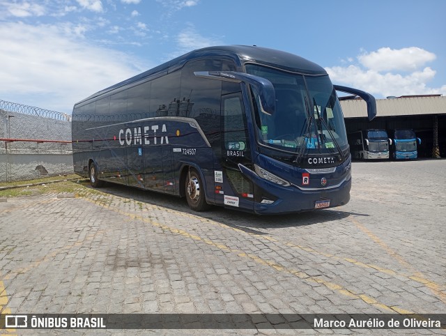 Viação Cometa 724507 na cidade de Rio de Janeiro, Rio de Janeiro, Brasil, por Marco Aurélio de Oliveira. Número da foto: #12758249.
