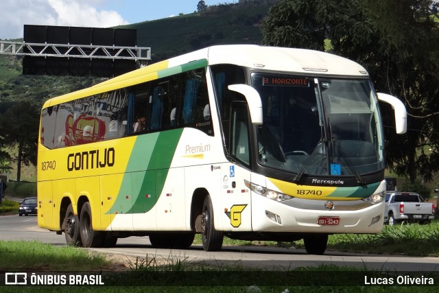 Empresa Gontijo de Transportes 18740 na cidade de Manhuaçu, Minas Gerais, Brasil, por Lucas Oliveira. Número da foto: #12756066.