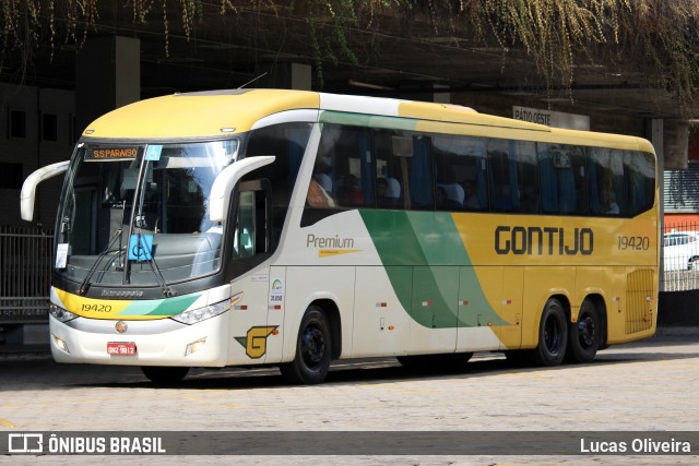 Empresa Gontijo de Transportes 19420 na cidade de Belo Horizonte, Minas Gerais, Brasil, por Lucas Oliveira. Número da foto: #12756380.
