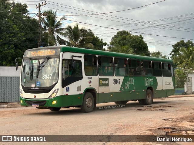Expresso Caribus Transportes 3047 na cidade de Cuiabá, Mato Grosso, Brasil, por Daniel Henrique. Número da foto: #12757694.
