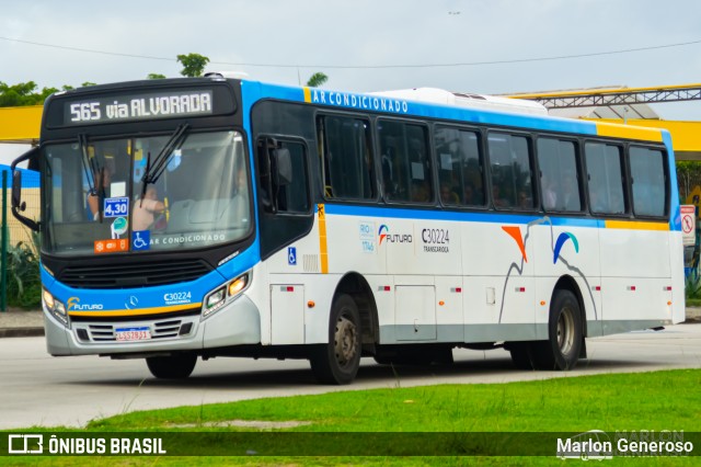 Transportes Futuro C30224 na cidade de Rio de Janeiro, Rio de Janeiro, Brasil, por Marlon Generoso. Número da foto: #12757963.