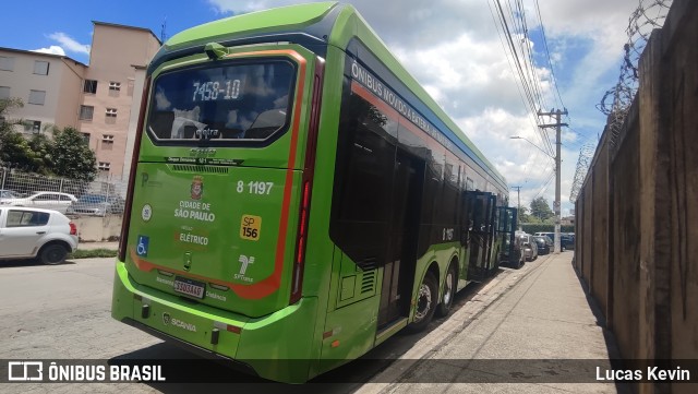 TRANSPPASS - Transporte de Passageiros 8 1197 na cidade de Osasco, São Paulo, Brasil, por Lucas Kevin. Número da foto: #12755236.