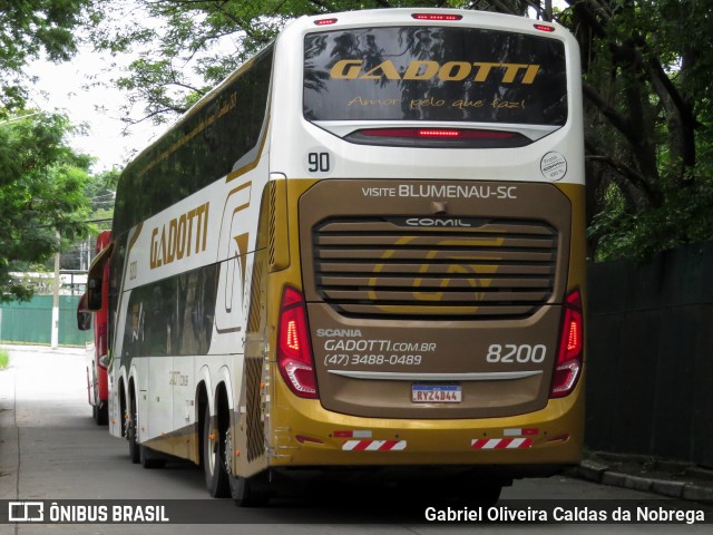 Auto Viação Gadotti 8200 na cidade de São Paulo, São Paulo, Brasil, por Gabriel Oliveira Caldas da Nobrega. Número da foto: #12757447.