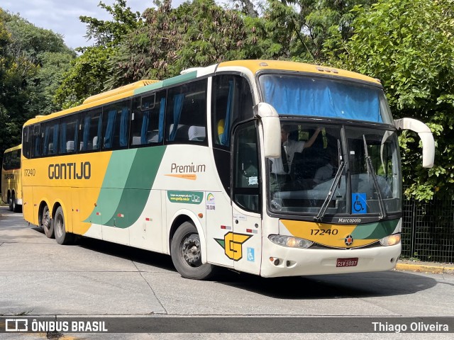 Empresa Gontijo de Transportes 17240 na cidade de São Paulo, São Paulo, Brasil, por Thiago Oliveira. Número da foto: #12758121.