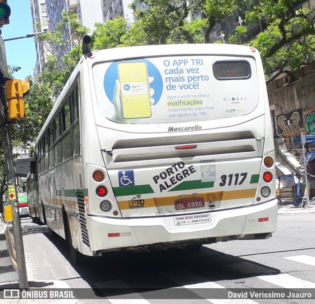 Sudeste Transportes Coletivos 3117 na cidade de Porto Alegre, Rio Grande do Sul, Brasil, por David Verissimo Jsauro. Número da foto: #12755717.
