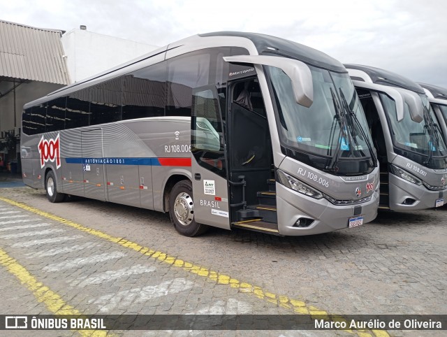 Auto Viação 1001 RJ 108.006 na cidade de Rio de Janeiro, Rio de Janeiro, Brasil, por Marco Aurélio de Oliveira. Número da foto: #12758262.