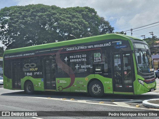 Transwolff Transportes e Turismo 7 8848 na cidade de São Paulo, São Paulo, Brasil, por Pedro Henrique Alves Silva. Número da foto: #12755360.