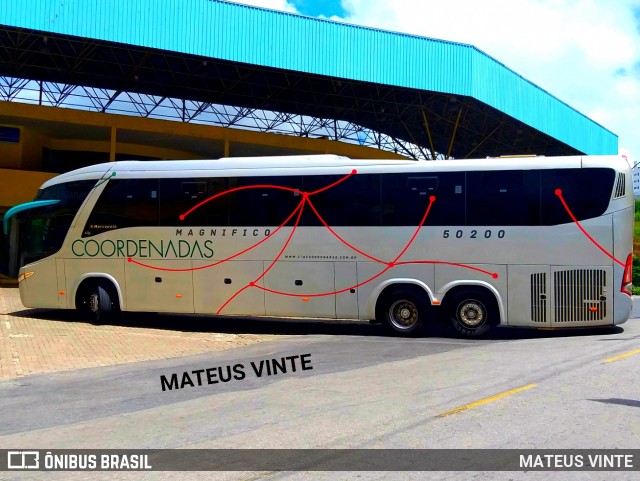 Companhia Coordenadas de Transportes 50200 na cidade de Santos Dumont, Minas Gerais, Brasil, por MATEUS VINTE. Número da foto: #12757535.