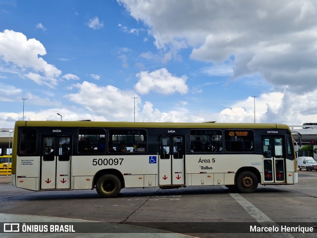 BsBus Mobilidade 500097 na cidade de Brasília, Distrito Federal, Brasil, por Marcelo Henrique. Número da foto: #12756344.